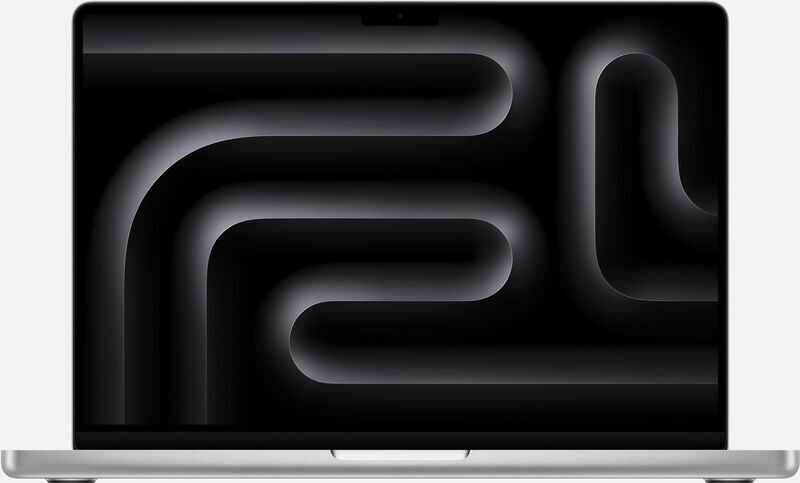 Apple MacBook Pro 2024 M4 | 14" | M4 Pro 12-Core | 16-Core GPU | 24 GB | 512 GB SSD | Vetro standard | argento | DE 1