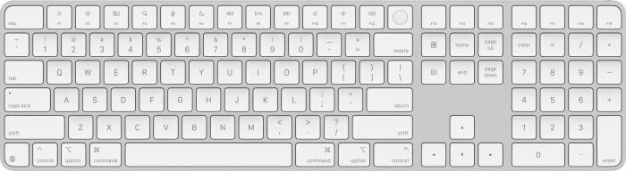 Apple Magic Keyboard 2024 | Numblock | Touch ID (USB-C) | silver | FR, image 1 of 1