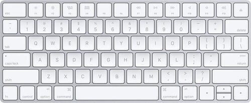 Like New: Apple Magic Keyboard 2015 | silver/white | US