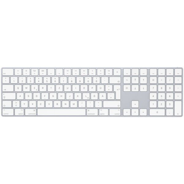 Apple Magic Keyboard 2017 s numerickou klávesnicí | stříbrná | DE