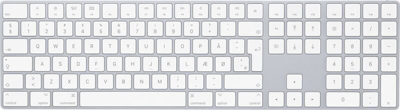 Apple Magic Keyboard 2017 with numeric keypad | silver | DK 1