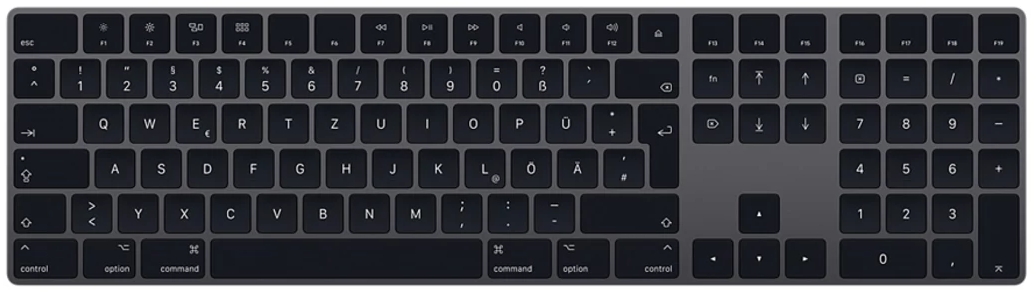Apple純正　MAGIC KEYBOARD Apple Magic Keyboard 2017 z klawiaturą numeryczną | gwiezdna