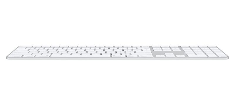 Apple Magic Keyboard 2021 | Numblock | Touch ID | sølv/hvid | PT 2