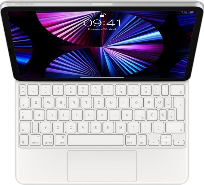 Apple Magic Keyboard (iPad) | iPad Pro 11" 2021 (MJQJ3D/A) | vit | DE