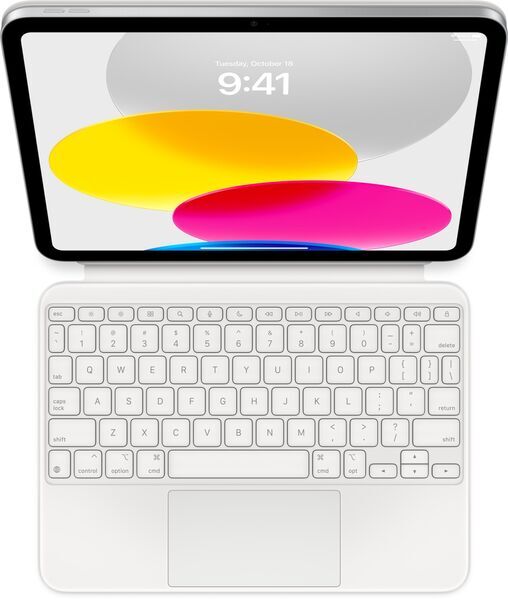 Apple Magic Keyboard (iPad) | iPad 10 10.9" 2022 (MQDP3LB/A) | bianco | US