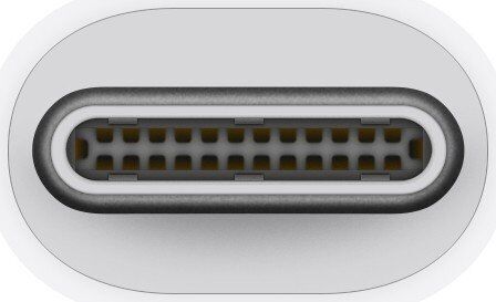 Apple Thunderbolt 3/USB-C - Thunderbolt 2 Adapter | weiß 2