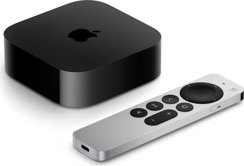 Apple TV 4K 3. generace (2022) | MN873FD/A | 64 GB | Černá/Stříbrná, image 1 of 1