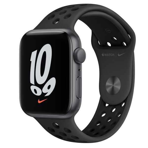 Apple Watch Nike SE (2020) | 40 mm | GPS + Cellular | rymdgrå | Sportband svart