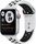 Apple Watch Nike Series 6 Aluminium 44 mm (2020) | GPS + Cellular | zilver | Sportbandje platinum/zwart thumbnail 1/3