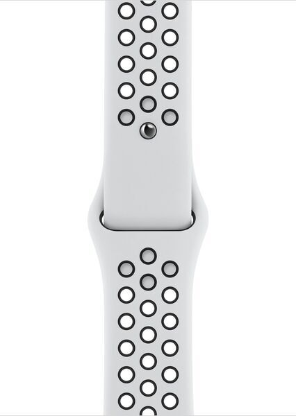 Apple Watch Nike Series 6 Hliník 44 mm (2020) | GPS + Cellular | stříbrná | sportovní náramek platinová/černá 3