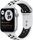 Apple Watch Nike Series 6 Alluminio 44 mm (2020) | GPS | argento | Cinturino Sport bianco thumbnail 1/3