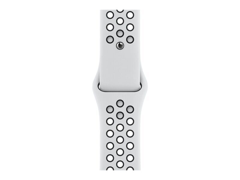 Apple Watch Nike Series 6 Aluminum 40 mm (2020) | GPS + Cellular | silver | Sport Band platinum/black 4