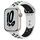 Apple Watch Nike Series 7 Alluminio 45 mm (2021) | GPS + Cellular | Galassia | Cinturino Sport Pure Platinumfoglio thumbnail 1/2