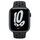 Apple Watch Nike Series 7 Aluminium 45 mm (2021) | GPS + Cellular | Midnat | Sportsrem sort thumbnail 2/2