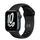 Apple Watch Nike Series 7 Aluminium 41 mm (2021) | GPS + Cellular | Midnatt | Sportband svart thumbnail 1/2