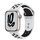 Apple Watch Nike Series 7 Alumínio 41 mm (2021) | GPS + Cellular | Estrela polar | bracelete desportiva Pure Platinum thumbnail 1/2
