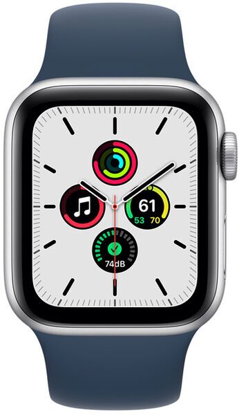 Apple Watch SE Aluminum 40 mm (2020) | WiFi + Cellular | silver | Sport ...