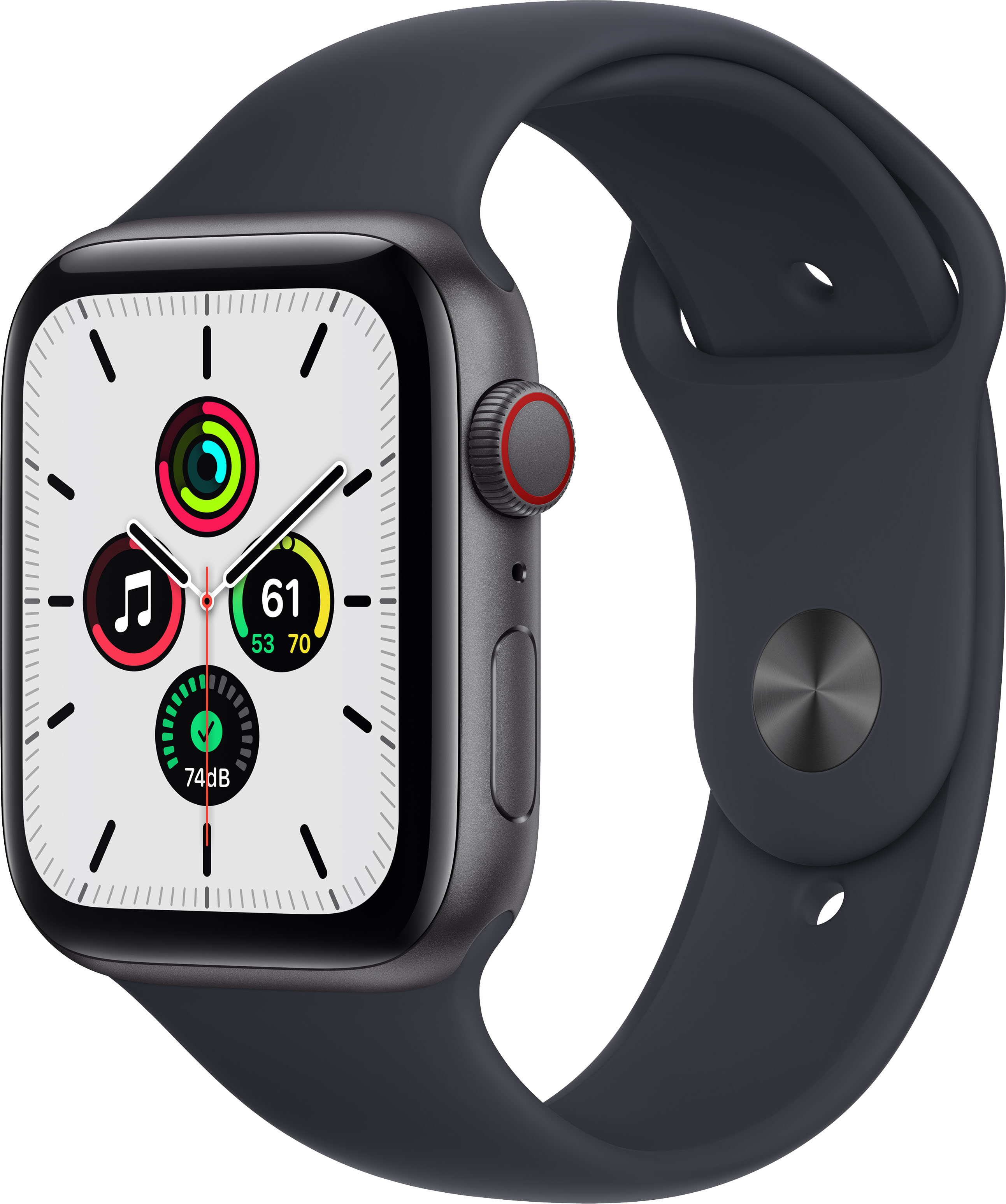 Apple Watch SE (第2世代) 44mm ミッドナイト GPSモデル - 時計