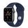 Apple Watch SE Aluminium 40 mm (2020) | WiFi | spacegrau | Sportarmband Dunkelmarine thumbnail 1/2