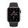 Apple Watch SE Aluminium 40 mm (2020) | WiFi + Cellular | rymdgrå | Sportband svart thumbnail 2/2