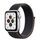 Apple Watch SE Aluminium 40 mm (2020) | WiFi | argent | Boucle Sport charbon thumbnail 1/2