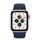 Apple Watch SE Aluminium 40 mm (2020) | WiFi + Cellular | gold | Sportarmband Dunkelmarine M/L thumbnail 2/2