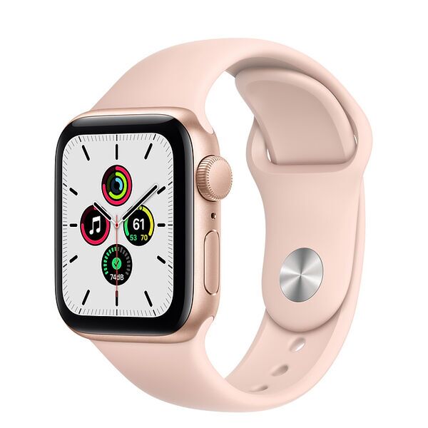 Apple Watch SE Aluminium 40 mm (2020) | WiFi | gold | Sportarmband Sandrosa