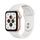 Apple Watch SE Aluminium 40 mm (2020) | WiFi | gold | Sportarmband weiß thumbnail 1/2