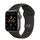 Apple Watch SE Aluminium 40 mm (2020) | WiFi | spacegrey | GPS | Sportsrem sort S/M + M/L thumbnail 1/2