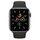 Apple Watch SE Aluminium 44 mm (2020) | WiFi + Cellular | gwiezdna szarość | Pasek sportowy w kolorze czarny thumbnail 2/2