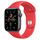 Apple Watch SE Aluminium 44 mm (2020) | WiFi | rymdgrå | Sportband röd, thumbnail 1 of 2