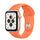 Apple Watch SE Alumínio 44 mm (2020) | bracelete desportiva WiFi | dourado | Kumquat thumbnail 1/2