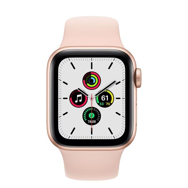 Apple Watch SE Aluminum 44 mm (2020) | WiFi + Cellular | gold | Sport Band Sand Pink 2