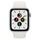 Apple Watch SE Alumínio 44 mm (2020) | WiFi | prateado | bracelete desportiva branca thumbnail 2/2