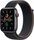 Apple Watch SE Aluminium 44 mm (2020) | WiFi + Cellular | gris espace | Boucle Sport charbon thumbnail 1/2