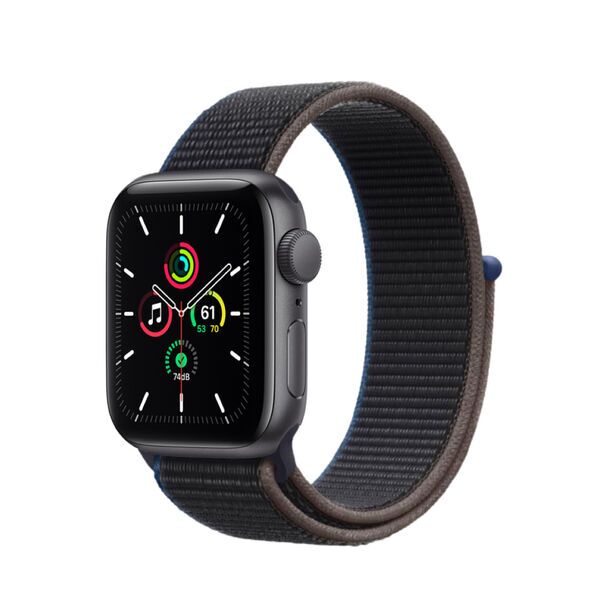 Apple Watch SE Aluminum 44 mm (2020) | WiFi | space gray | Sport Loop Charcoal 1