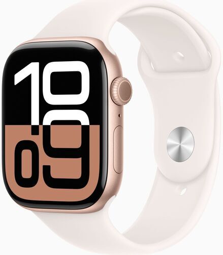 Like New: Apple Watch Series 10 Aluminum 46 mm (2024) | GPS + Cellular | rosegold | Sport Band M/L | Light Blush
