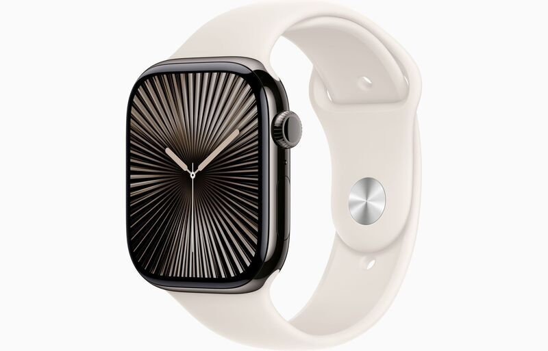Apple Watch Series 10 Titan 46 mm (2024) | GPS + Cellular | Siva | Športna zapestnica M/L | Polarstern 1