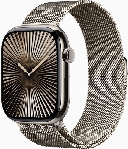 Like New: Apple Watch Series 10 Titanium 46 mm (2024) | GPS + Cellular | Natural | Milanese Loop M/L | Natural