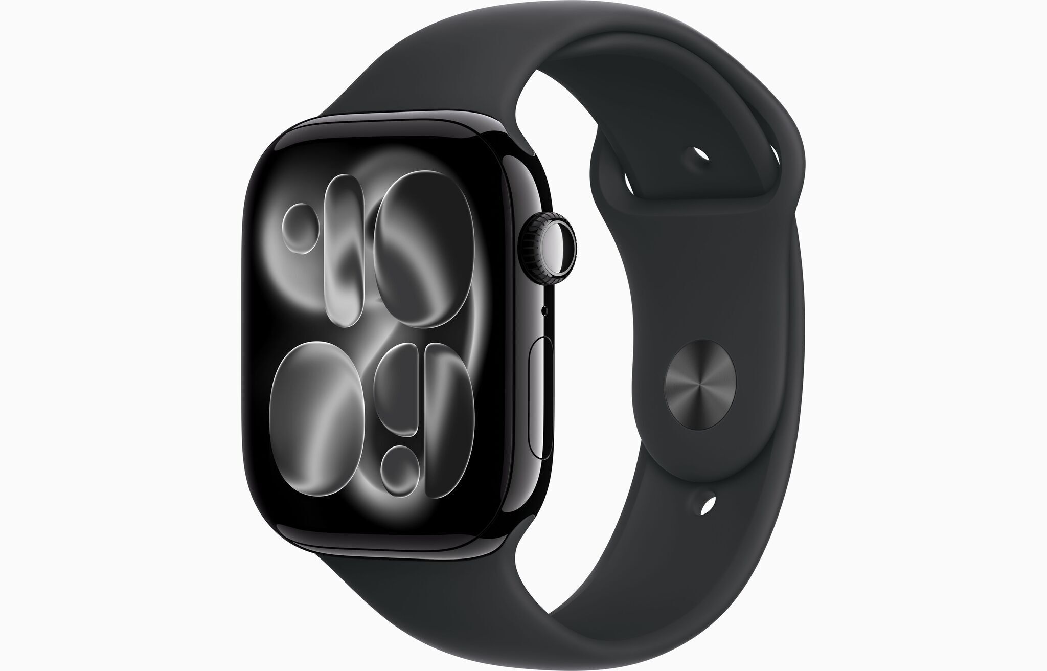 Apple Watch Series 11 Aluminium 46 mm (2025) | GPS + Cellular | Diamantzwarte | Sportbandje S/M | zwart