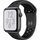 Apple Watch Series 4 (2018) | 44 mm | Aluminum | Nike+ | GPS | gray | Sport Band black thumbnail 1/2