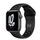 Apple Watch Series 4 (2018) | 40 mm | alumínio | Nike+ | GPS | cinzento | bracelete desportiva preta thumbnail 1/2