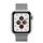 Apple Watch Series 5 (2019) | 40 mm | aço inoxidável | GPS + Cellular | prateado | bracelete Milanaise prateada thumbnail 1/2