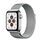 Apple Watch Series 5 (2019) | 40 mm | Ruostumaton teräs | GPS + Cellular | hopea | Milanese-ranneke hopea thumbnail 2/2