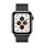 Apple Watch Series 5 (2019) | 40 mm | Acciaio inossidabile | GPS + Cellular | nero | Loop in maglia milanese color grafite thumbnail 1/2