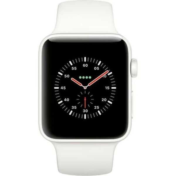 Apple Watch Series 5 (2019) | 40 mm | ceramika | GPS + Cellular | biały | biały pasek sportowy, image 3 of 3