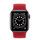 Apple Watch Series 6 Aluminium 40 mm (2020) | GPS + Cellular | Gris Sidéral | Boucle Solo tressée rouge, thumbnail 2 of 2