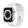 Apple Watch Series 6 Aluminium 40 mm (2020) | GPS | argent | Bracelet Sport blanc thumbnail 1/2