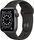 Apple Watch Series 6 Alumínio 40 mm (2020) | GPS + Cellular | cinzento espacial | bracelete desportiva preta thumbnail 1/2