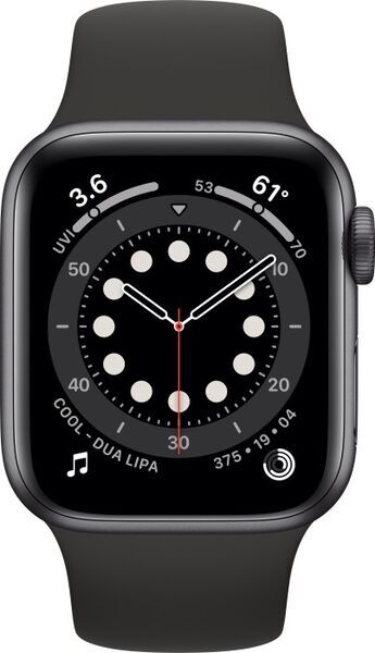 Apple Watch Series 6 Hliník 40 mm (2020) | GPS + Cellular | vesmírně šedá | sportovní náramek černá 2